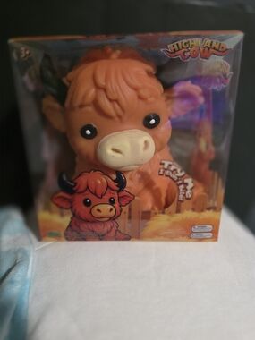 NEW Authentic Jumbo Highland Cow Squishy - Viral PPNC Collectible